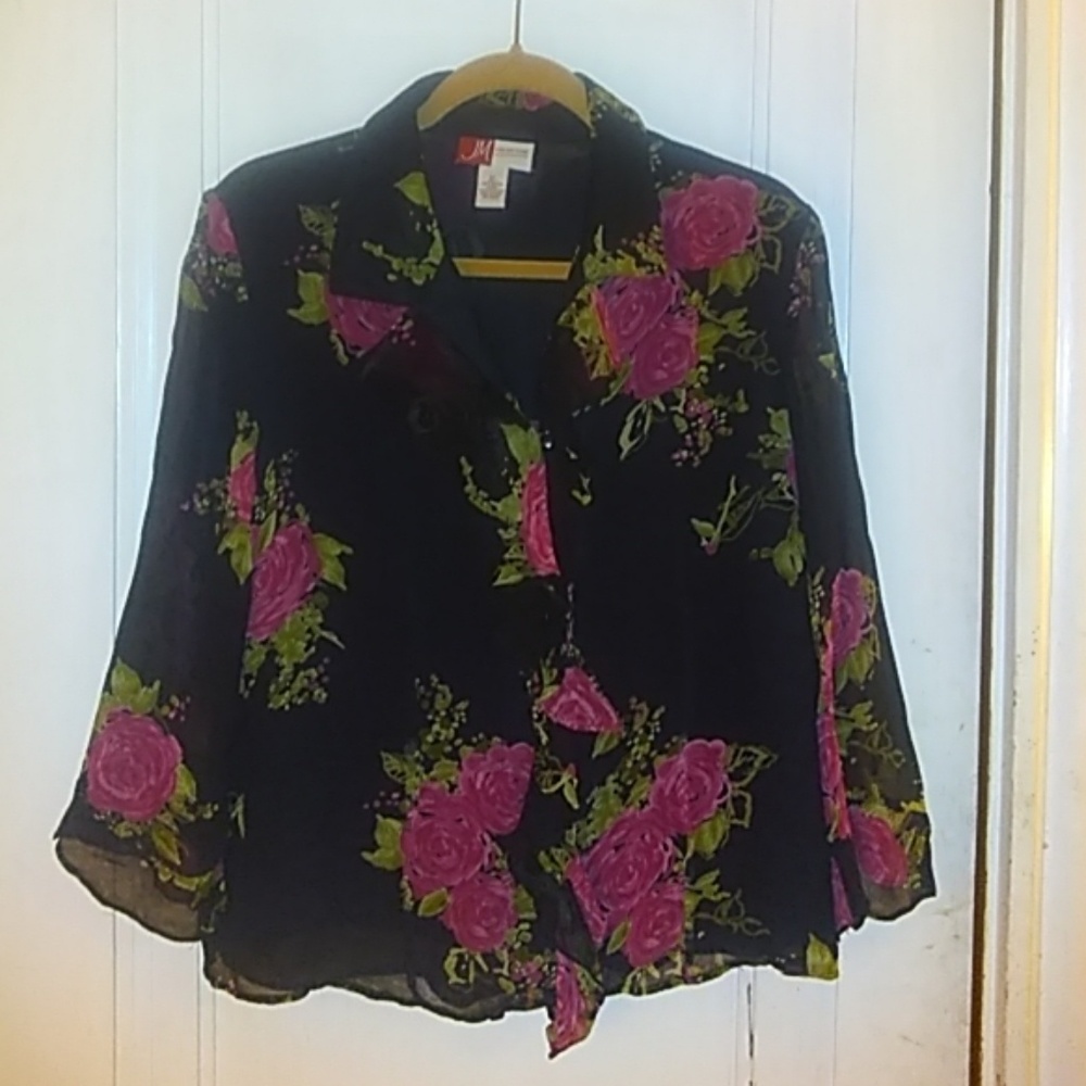 Beautiful JM Floral Blouse